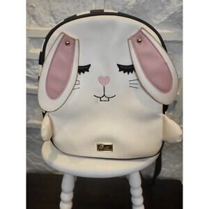 Betsey Johnson Sweet Bunny Backpack Schoolbag adjustable ears